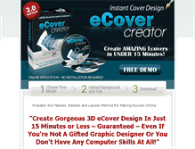 Tablet Screenshot of instantcoverdesign.com